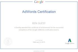 seo certification google